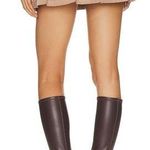 H:ours  Ariella Mini Skirt in Khaki Brown Photo 1