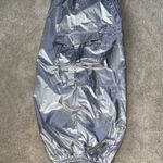 Urban Outfitters UO Jana Metallic Balloon Cargo Pant Women’s Small Silver Photo 3