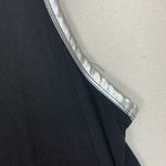 Biker Pride womens XL large black tank sequin cross silver moto harley zip up Photo 9