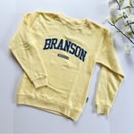 NEW Boutique Branson Yellow Sweatshirt Top Size S/M Photo 0
