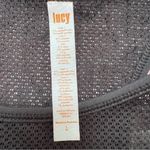 Lucy Active NWT Strong is Beautiful Black Bra Tank Mesh Racerback Top Size Large Photo 10