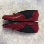 Amalfi by Rangoni Made in Italy Red Leather Bow Flats – Size 7M Photo 6