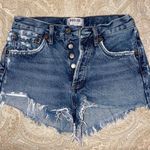 Aritzia Agolde High Rise Button Denim Shorts Photo 0