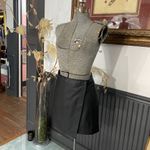 Abercrombie & Fitch NWT Faux Leather Black Wrap Skirt - Sz S ππ Photo 3