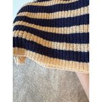 Anthropologie Flat White High Rise Wide Leg Pants Knitted Striped Blue Size XS Photo 4