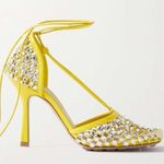 Bottega Veneta  Stretch Swarovski Crystals Embellished Pumps, Size 36.5 NEW Photo 1