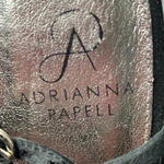 Adrianna Papell WO SIZE 10 BLACK 5”HEEL LEATHER HIGH HEEL SHOE ANKLE STRAPS Photo 5