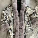 camo fur jacket Gray Photo 1