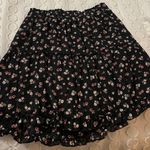 Black Floral skirt Size M Photo 0