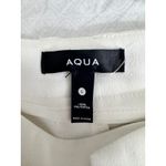 AQUA  White Flare Leg Trousers Button Accents Career Pants Size‎ L Photo 12