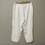 Jones New York White 100% Linen Slacks Pants Womens 16 Beachy Lagenlook Natural Photo 1