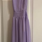 Lulus light purple maxi dress with open Photo 0