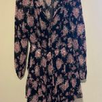 Love Shack Fancy Silk Popover Raven Mini Dress Size Large NWT Photo 0