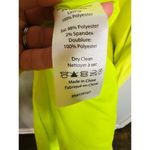 Milly  Neon Yellow Sheath Sleeveless Crewneck Cady Caedyn Mini Dress size 2 Photo 9