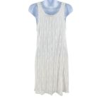 Free People Lace Overlay Tunic Swing Tank Mini Dress Sleeveless White Small Photo 4