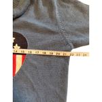 The Quaker Factory Blue Heart Flag USA Sweater Size M Ramie Cotton American Size M Photo 5