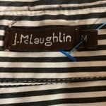 J. McLaughlin Flannery Striped Long Sleeve Collared Button Down Shirt Sz Medium Photo 7