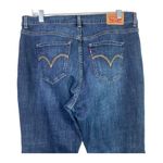 Levi's Classic Straight Leg Boot Cut Mid Rise Jeans Zip Button 31 Dark Wash Photo 8