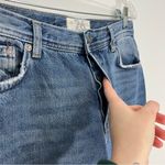 Free People  Maggie Mid Rise Straight Jean in Bondi Blue Size 26 Photo 4