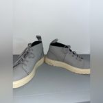 Dr. Martens  Baynes Chukka Monkey Grey Canvas Mid Ankle Combat LaceBoots Sz 9 Rare Photo 2