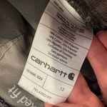 Carhartt  Women Relaxed Fit Cargo Shorts Gray Size 12 Cotton Utility 9" inseam Photo 5