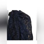 Shoshanna Miran Navy Blue Lace Dress 3/4 Sleeve Knee Length Formal Cocktail Sz 2 Photo 6