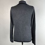 August Silk Womens Sweater Blazer Cardigan Size M Gray Wool Blend Pockets Photo 5