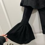 Caroline Constas Black Johan Bell Sleeve Short Wool Coat Size Small $795 Photo 2