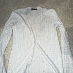 Brandy Melville  Light Gray Knit Cardigan Photo 0
