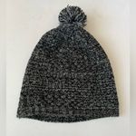 Pure Barre  Black & Heather Gray Winter Pom Pom Hat Women's One Size Photo 1