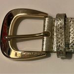 Michael Kors Bright Gold Metallic Braided Leather Belt Size LARGE Photo 3