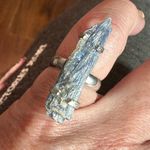 Kyanite Sterling Silver Ring Size 7 Blue Photo 2