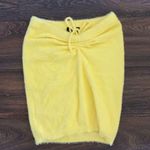 Majorelle Bobby Ruched Mini Skirt in Light Yellow Photo 1