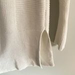 Rachel Zoe  White Knite V Neck Tunic Sweater Photo 5