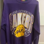 Vintage LA Lakers Sweatshirt Purple Size L Photo 0