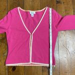 Lilly Pulitzer Y2K Cropped Cashmere Cardigan Hot pink XS Photo 3