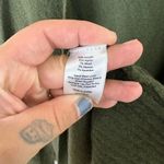 Talbots  Olive Hunter Green Wool Blend Stretch Longline Cardigan Photo 4