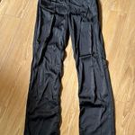 Danielle Bernstein Black Straight-Leg Pants Photo 0