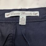 Brooks David Womens Bermuda Walking Shorts Solid Blue Size 10 Photo 1