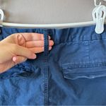 MOTHER Women’s Shaker Prep Fray Pant in Navy and Silver Size 30 Blue Photo 6