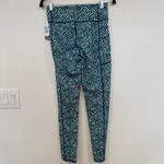 J. McLaughlin  Rhonda Leggings Medium NWT $128 Stretch Catalina Blue Geo Chevron Photo 5