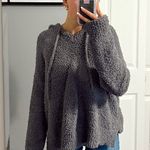 POL Grey Berber Fleece Hoodie Pullover Photo 0