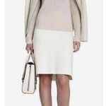 BCBGMAXAZRIA Runway Miri Beaded Cashmere Blend Pullover French Cream Size Medium Photo 3