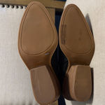 Lucky Brand  Black Suede Heeled Boots, Size 6 Photo 3