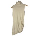 Helmut Lang Off White Ivory Asymmetric Sleeveless Tank Top S Photo 2