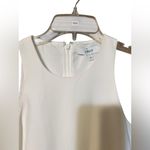 Likely White Mini Dress with Feather Hem Photo 3