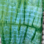 Slip Dress Green Blue Dress Size Medium to Large Tie Dye Photo 1