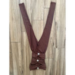 New! Ronny Kobo Delrey Catsuit Brown‎ Cut Out Strapless Sz XS $468 Brown Photo 7