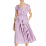 Kate Spade  Geo Dot Midi Dress Purple Size 6 NEW Photo 1
