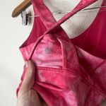 Lululemon Womens Size 6 Pink Tie Dye Crisscross Crop Top Sports Bra Yoga Photo 4